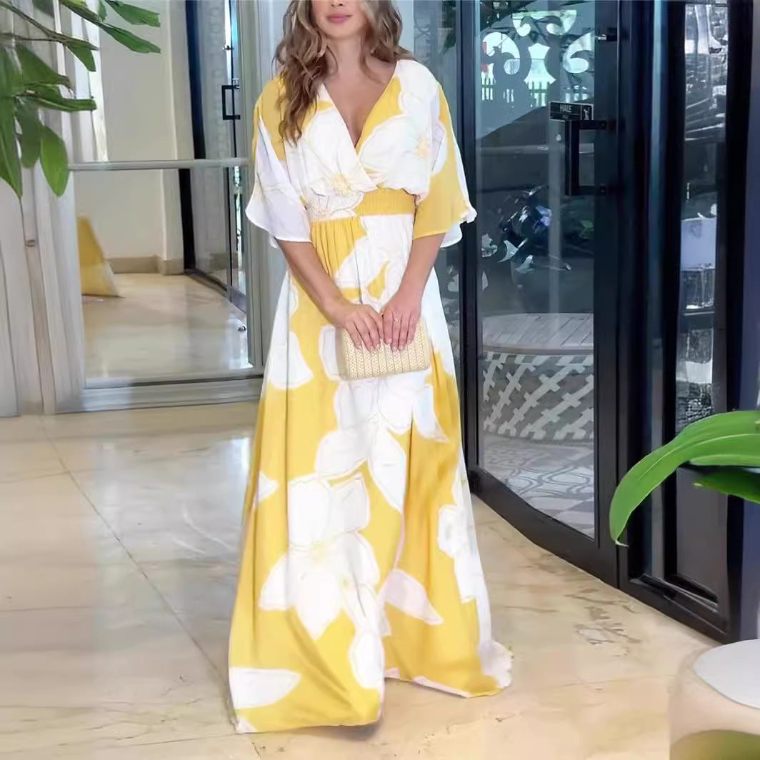 Robe Longue Fleurie Évasion d’Été