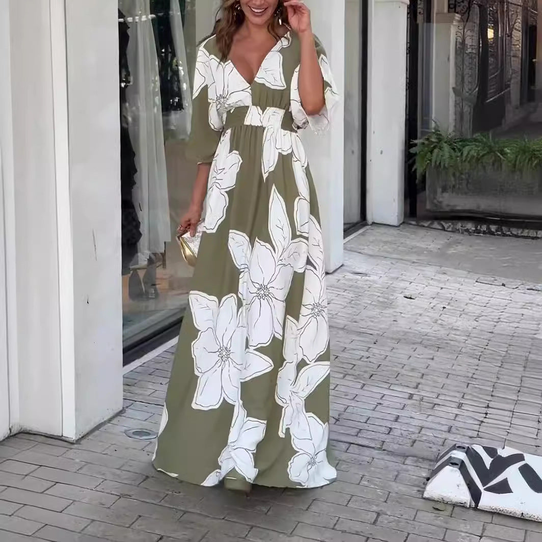 Robe Longue Fleurie Évasion d’Été