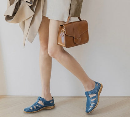 Sandales Confort en Cuir – Style Vintage