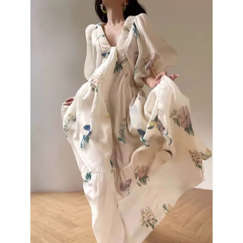 Robe Style Vacances Imprimée – Esprit Rétro Chic