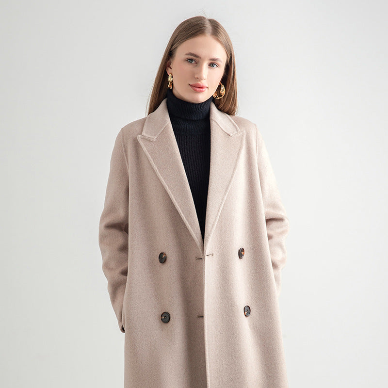 Manteau long en laine premium – Élégance intemporelle