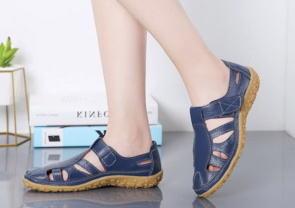 Sandales Confort en Cuir – Style Vintage