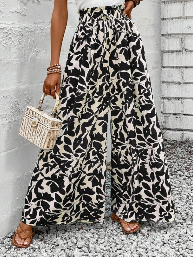 Pantalon Large Femme – Esprit Bohème Floral