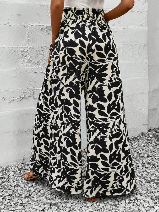 Pantalon Large Femme – Esprit Bohème Floral