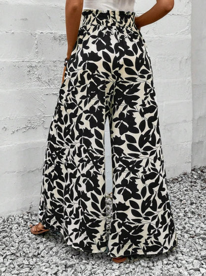 Pantalon Large Femme – Esprit Bohème Floral