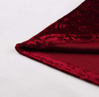 Robe Tonval – Velours Bordeaux & Transparence Chic