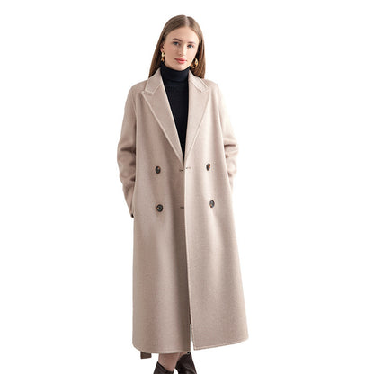 Manteau long en laine pour femme élégant et chaud – disponible chez Beloreva